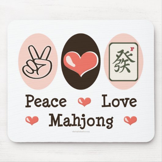 FriedensLiebe Mahjong Mousepad (Vorne)