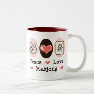 FriedensLiebe Mahjong Tasse