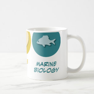 FriedensLiebe-Marinebiologie Kaffeetasse