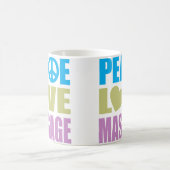 FriedensLiebe-Massage Kaffeetasse (Mittel)