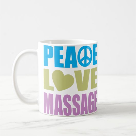 FriedensLiebe-Massage Kaffeetasse (Links)