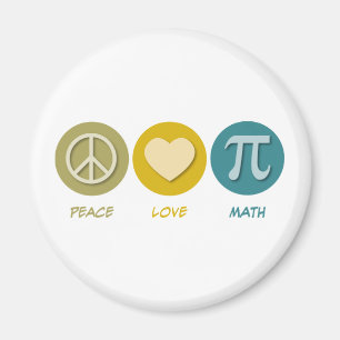 FriedensLiebe-Mathe Magnet