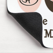 FriedensLiebe-Mathe Mousepad (Ecke)