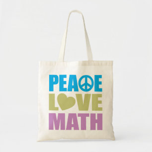FriedensLiebe-Mathe Tragetasche
