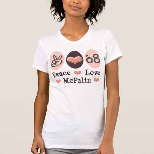 FriedensLiebe McPalin Behälter-Spitze 08 T-Shirt (Vorderseite)