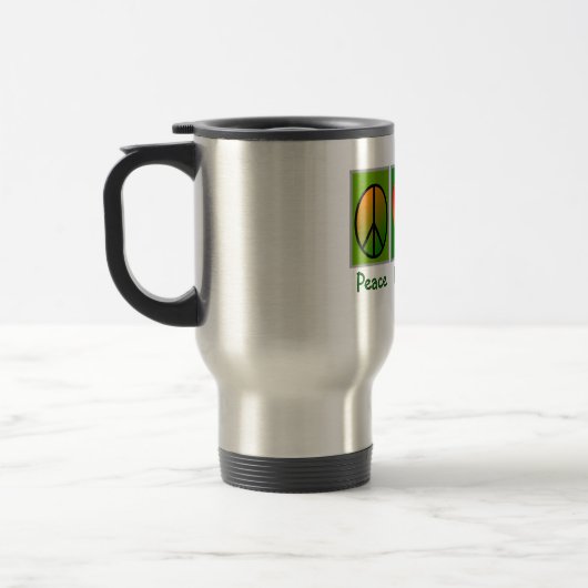 FriedensLiebe-medizinische Unterstützung Reisebecher (Links)