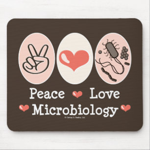 FriedensLiebe-Mikrobiologie Mousepad