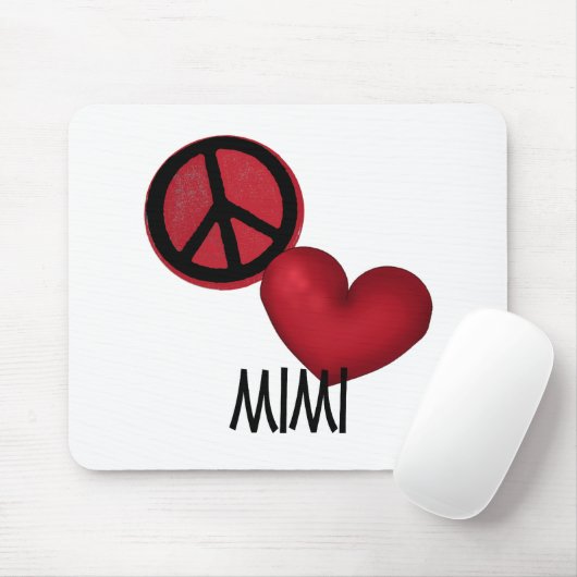 FriedensLiebe Mimi Mousepad (Mit Mouse)