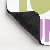 FriedensLiebe-Mittagessen Mousepad (Ecke)