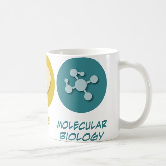 FriedensLiebe-Molekularbiologie Kaffeetasse (Rechts)