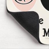 FriedensLiebe-MOO-Kuh Mousepad (Ecke)
