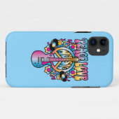 FriedensLiebe-Musik Case-Mate iPhone Hülle (Rückseite (Horizontal))