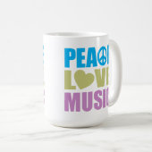FriedensLiebe-Musik Kaffeetasse (VorderseiteRechts)