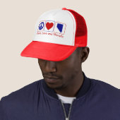 FriedensLiebe Nevada Truckerkappe (Beispiel)