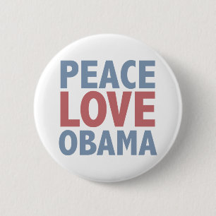 FriedensLiebe Obama Button