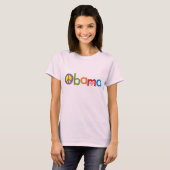 FriedensLiebe Obama T-Shirt (Vorne ganz)
