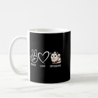 Friedensliebe Opossums Lustige Possums Opossum Lie Kaffeetasse
