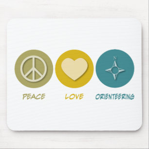 FriedensLiebe Orienteering Mousepad