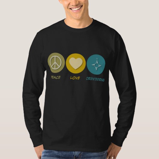 FriedensLiebe Orienteering T-Shirt (Vorderseite)
