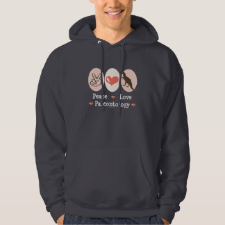 FriedensLiebe-Paläontologie-mit Kapuze Sweatshirt