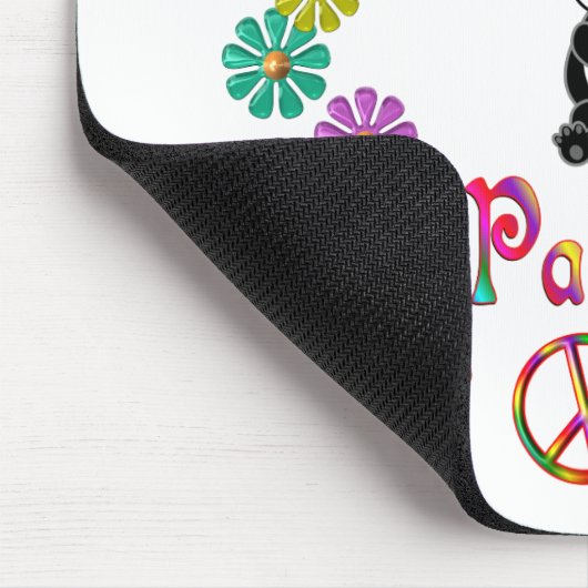 FRIEDENSLiebe-PANDAS Mousepad (Ecke)