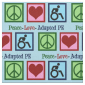 FriedensLiebe passte PET an Stoff (Nahaufnahme)