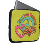 FriedensLiebe-Pflege Laptopschutzhülle (Vorne Rechts)