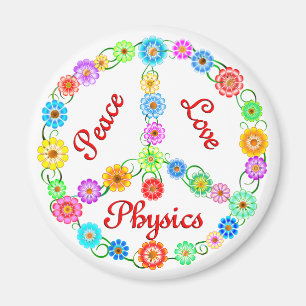 FriedensLiebe-Physik Magnet