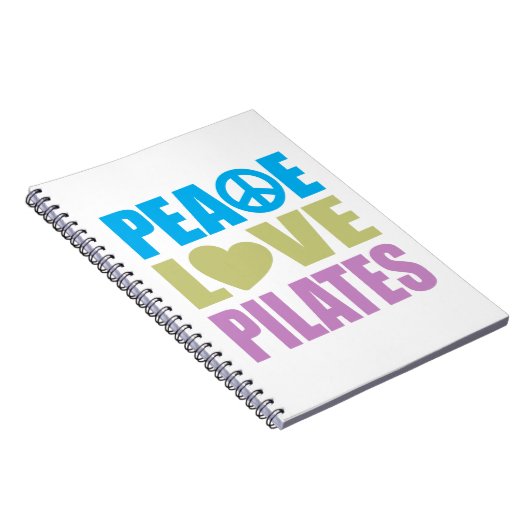 FriedensLiebe Pilates Notizblock (Rechte Seite)