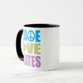 FriedensLiebe Pilates Tasse (Vorderseite Links)