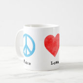 FriedensLiebe-Plexus Kaffeetasse (Vorderseite Links)