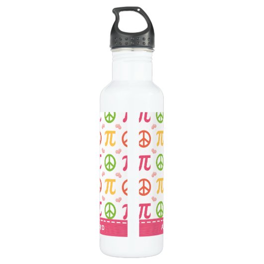 FriedensLiebe-PU-Mathe BPA gibt frei Trinkflasche (Rückseite)