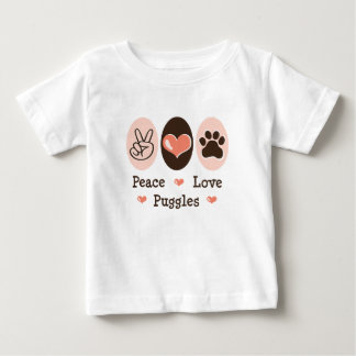 FriedensLiebe Puggles Säuglings-T - Shirt