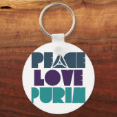 FriedensLiebe Purim Schlüsselanhänger (Vorderseite)