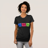 FriedensLiebe-Ratten-Terrier T-Shirt (Vorne ganz)