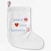 FriedensLiebe-Rechtsanwälte Kleiner Weihnachtsstrumpf (Vorderseite)