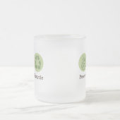 FriedensLiebe recyceln mattierte Tasse (Mittel)