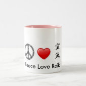 FriedensLiebe Reiki Tasse (Mittel)