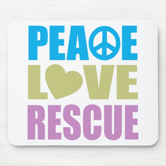 FriedensLiebe-Rettung Mousepad (Vorne)