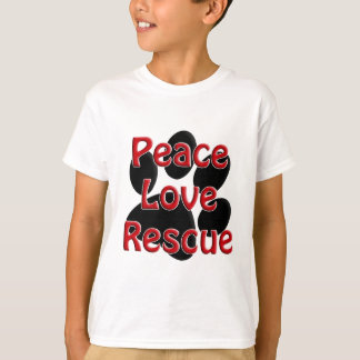 FriedensLiebe-Rettungs-Haustier-Adoption T-Shirt