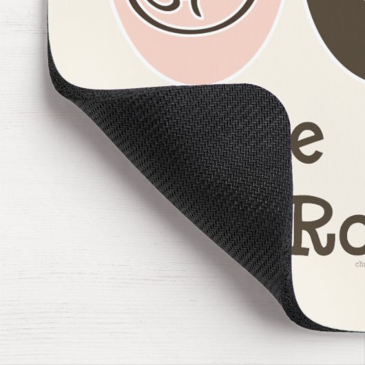 FriedensLiebe-Rodeo Mousepad (Ecke)