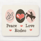 FriedensLiebe-Rodeo Mousepad (Vorne)