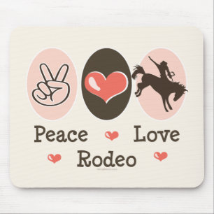 FriedensLiebe-Rodeo Mousepad