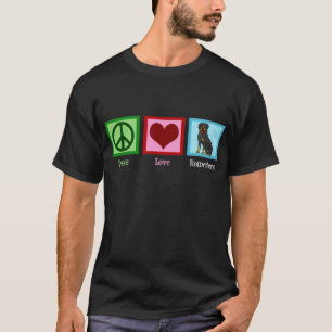 FriedensLiebe Rottweilers T-Shirt