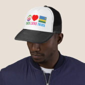 FriedensLiebe Ruanda Truckerkappe (Beispiel)