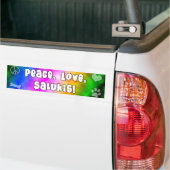 FriedensLiebe Salukis Autoaufkleber (Auf Lkw)