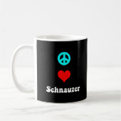 FriedensLiebe Schnauzer Kaffeetasse (Links)