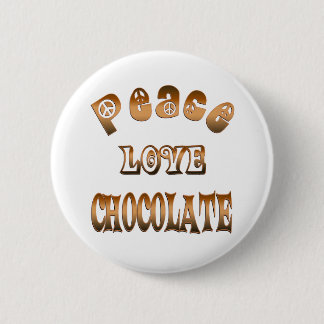 FRIEDENSLiebe-SCHOKOLADE Button
