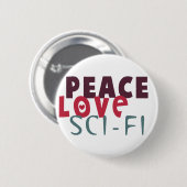 FriedensLiebe Sci-FI Button (Vorne & Hinten)