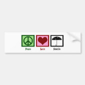 FriedensLiebe Seattle Autoaufkleber (Vorne)